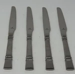 Wedgwood Chadwick Set Of 4 Dinner Knives 9 7/8" Quality 18/10 Stainless. Fixed Price $29.99.