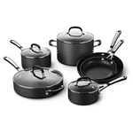 Calphalon 10-PIECE Pots And Pans Set, Nonstick Kitchen Cookware With Stay-cool. Fixed Price $734.99.