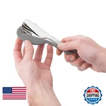 Berghoff Leo 18/10 Stainless Steel 4PC Reusable Travel Flatware Set Knife Spoon. Fixed Price $41.67.