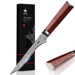 Fujuni 5.5" Damascus Boning Knife VG-10 Steel 67-LAYER Hexagon Wood Handle. Fixed Price $58.71.