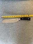 Emeril 7 Santoko Kitchen Knife Stainless Steel Blade Black Handle. Used. Fixed Price $26.37.