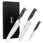 3PCS Kitchen Knife Set German Stainless Steel Ultra Sharp Blade Dishwasher Safe. Fixed Price $27.99.