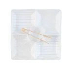 Mud Pie Textured Sectioned Server Set New. Fixed Price $23.99.