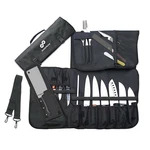 Chef Knife Roll Bag (15 Slots) Holds 10 Knives, Meat Cleaver And Kitchen Tools. Fixed Price $29.99.