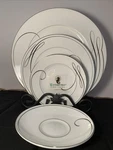 Waterford Fine China Ballet Ribbons No Box , New W/ Tags Store Display 4 Pc Set. Fixed Price $18.99.