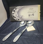 Lenox Floral Romance Collection Metal Serveware Salad Servers Set Christmas Gift. Fixed Price $29.99.