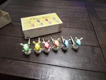 Vintage Cheese Mice- Lot Of 6 Mouse Appetizer Picks, Made Japan. Fixed Price $15.00.