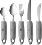 Adaptive Utensils (5-PIECE Kitchen Set) Wide, Non-weighted, Non-slip Handles .... Fixed Price $24.89.
