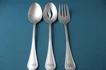 Cuisinart Mansfield Serving (3PC Set) Tablespoon Pierced Fork 18/10 Stainless. Fixed Price $20.99.