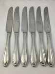 6 Shellbrook Wallace Stainless Steel Dinner Knives 9 5/8" Flatware. Fixed Price $17.99.