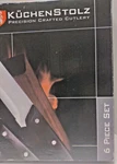 Kuchenstolz Precision Kitchen Cutlery (6 Piece Set) Knives Plus Cutting Board. Fixed Price $6.99.