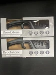Brookstone 4-IN-1 Knife & Shear Sharpener Non-slip Easy Grip Handle 2 Pack New. Fixed Price $24.99.