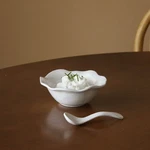 Beatriz Ball Vida Havana Mini Bowl With Spoon 5.25" White Melamine. Fixed Price $25.95.