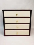 Levenger Wood/canvas Desk Drawer Organizer - Vintage, Mcm, Denmark, Brown. Fixed Price $349.99.