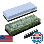 Suwajume Knife Sharpening Set Dual Grit Whetstone 1000/6000 10000,ANGLE. Fixed Price $79.87.