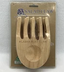 Wooden Bear Claws Salad Maker Forks Utensils Grand Alaska 6 X 4 New-sealed. Fixed Price $10.80.