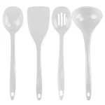 Reston Lloyd 100% Melamine Kitchen Utensil Set, Non Scratching 4PC, White. Fixed Price $21.57.