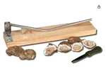 New King Kooker 5500 Stainless Steel Oyster Opener W/ Knife. Fixed Price $49.99.