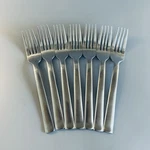 Ginkgo Norse Stainless Flatware Dinner Set Of 7 Satin 18/10. Fixed Price $74.99.