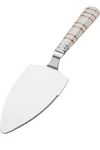 Wilton Pastry Pie Cake Server Metal Head Plastic Plaid Handle New (be). Fixed Price $7.99.