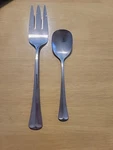 2 Piece Oneidaware Allegiance Serving Fork & Sugar Spoon Betty Crocker. Fixed Price $9.99.