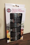Norpro Set Of 6 Stainless Steel Cheese Markers Appetizer Hor D'oeuvre Forks Nib. Fixed Price $19.99.