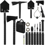 Iunio Survival Off-roading Tool Kit, 19 Folding Shovel, Camping Axe, Multit. Fixed Price $191.66.