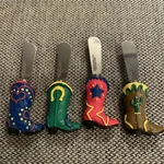 Vintage Boston Warehouse Cowboy Boot Knife Cheese Spreaders - Set Of 4. Fixed Price $7.99.