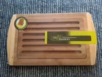 Large Bamboo Magnetic Crumb Catcher Cutting Bread Board 15.75X9.3 Tru. Fixed Price $13.49.