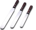 Straight Icing Spatula Stainless Steel Baking Set Of 6", 8" & 10" Wooden Hand.... Fixed Price $21.19.