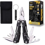 14 In Multitool Pliers Gives One Whistle As Gift, Professional Pocket. Fixed Price $16.99.