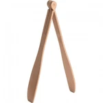 Trudeau 12" Beechwood Flip Foldable - Folding Wooden Tongs. Fixed Price $17.95.