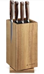 Navaris Rotating Wood Knife Block Magnetic Universal Holder Acacia Read. Fixed Price $15.96.
