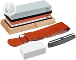 Knife Sharpening Set Dual Grit Whetstone 400/1000 3000/8000 With Nonslip B. Fixed Price $35.99.