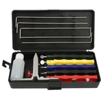 Fixed Angle Knife Sharpener Kit, Kitchen Sharpening System For Home Use With .... Fixed Price $45.94.
