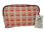 Large Makeup Case Cosmetic Bag Nautical Crab Sarah Watts Capri. Fixed Price $21.99.