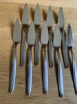 Bsf Stainless Steel Cutlery 9 Fish Knife Good Condition Partially Mat 3/16IN. Fixed Price $52.19.