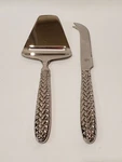 Ralph Lauren Equestrian Braid Cheese Knife Set 18/10 Stainless Steel With Box. Fixed Price $75.00.