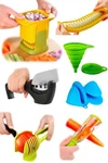 Kitchen Food Prep Gadgets Peeler Slicer Knife Sharpener Multifunctional Veget.... Fixed Price $31.39.