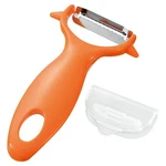 Shimomura Kougyou Kinpira Peeler With Cover, FV-667, Orange. Fixed Price $24.64.