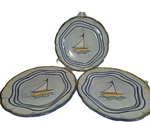 Mariposa Nautical Sailboat Dinner Plates Italy Ceramic Ocean Beach Cottage 3. Fixed Price $36.74.