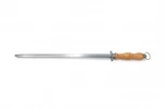 Knife Sharpening Honing Rod 320 Wood Handle 14 Steel 20" Overall. Fixed Price $29.99.