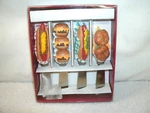 "spreadables" Gourmet Spreaders- Set Of 4 *hot Dog -hamburgers*--cardinal. Fixed Price $29.99.