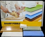 Pebble Knife Sharpening Stones Kit -grits 400/1000/6000. Fixed Price $43.99.