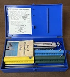 Vintage Blade Master Knife Sharpening Kit With Medium, And Xfine Stones. Fixed Price $24.99.