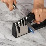 1PC 4-STAGE Knife Sharpener Non-slip Base Portable Kitchen Tool New. Fixed Price $16.36.