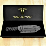 Takumitak 9.75" Tactical Gear D2 Blade G10 Handles Molle Kydex Fixed Knife. Fixed Price $63.95.