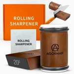 Rolling Knife Sharpener Kit,diamond Based Roller For All Stee.... Fixed Price $63.47.