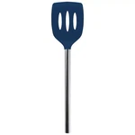 Tovolo Silicone Slotted Turner With Stainless Steel Handle Indigo Blue. Fixed Price $9.99.