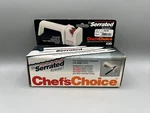 Edgecraft Chef Choice 430 Manual Serrated Knife Sharpener White. Fixed Price $13.97.